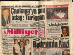 Milliyet Gazetesi 1 Şubat 1989 - Çankayaya Son Aday,İlter Türkmen GZ61598 - 1