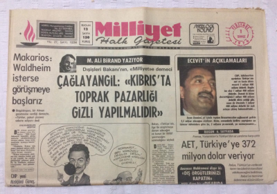Milliyet Gazetesi 1 Temmuz 1976 - Kızıldereliler Londrada - GZ15637 - 2