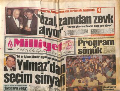 Milliyet Gazetesi 1 Temmuz 1991 - Doğum Günü Hediyesi GZ56758 - 1