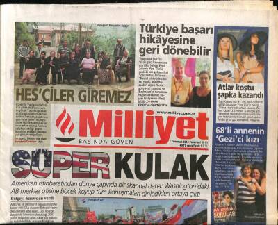 Milliyet Gazetesi 1 Temmuz 2013 - 4 Yıl Önce Yaşamını Yitiren Michael Jackson 15 Yıl Boyunca 24 Çocuğu Taciz Etmiş GZ98241 - 1