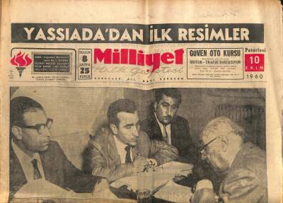 Milliyet Gazetesi - 10 Ekim 1960 - Yassıadadan İlk Resim Bayar Ve Menderes GZ110891 - 1
