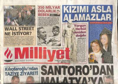 Milliyet Gazetesi 10 Ekim 2011 - Wall Street Ne İstiyor ? - Sevan Bıçakçıdan Masal Gibi Saatler GZ124706 - 1