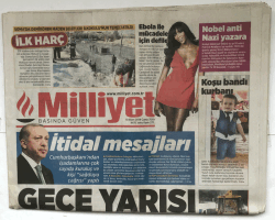 Milliyet Gazetesi 10 Ekim 2014 - Gece Yarısı Mektubu GZ5691 - 2