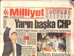 Milliyet Gazetesi 10 Eylül 1995 - Zeki Müren'in Dönüşü - Yarın Başka CHP - Fener'i Sıkıntı Bastı GZ157420 - 1