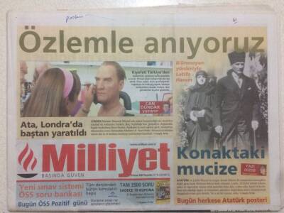 Milliyet Gazetesi 10 Kasım 2005 - Mesut Yılmazın Zor Günü GZ51643 - 1