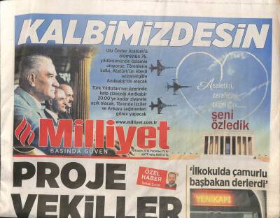 Milliyet Gazetesi 10 Kasım 2014 - Peşmerge Kobanide Böyle Savaşıyor - Özkök Ve Yalman Yine Mahkemede GZ100225 - 1
