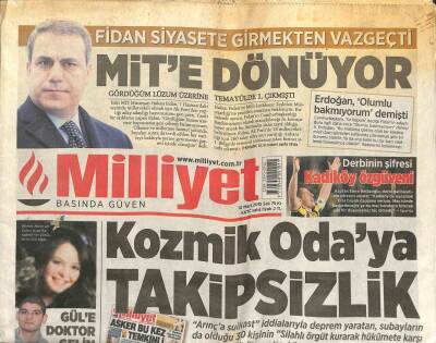 Milliyet Gazetesi 10 Mart 2015 - Hasan Ferit Davası Ertelendi - Çetin Emeçe Anma Töreni GZ109772 - 1