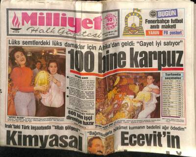 Milliyet Gazetesi 10 Nisan 1989 - Doğum Günü Hediyesi GZ56696 - 1