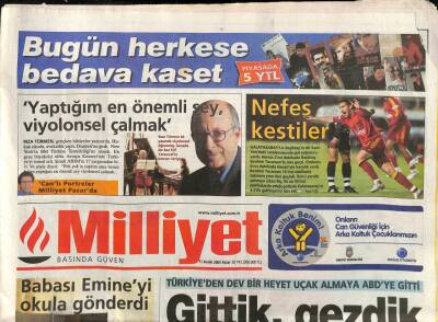 Milliyet Gazetesi 11 Aralık 2005 - THYnin Boeingden Aldığı Uçağı Getirmek İçin , 9u Milletvekili Tam 56 Kişi ABDye Gitti GZ84769 - 1
