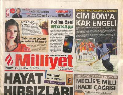 Milliyet Gazetesi 11 Aralık 2013 - Sonsuza Dek MANDELA - Çin Füzesine ABD Takozu ! GZ115807 - 1