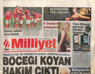 Milliyet Gazetesi 11 Eylül 2013 - Böceği Koyan Hakim Çıktı, Kimyasala ABD-Rusya Çözümü GZ107707 - 1