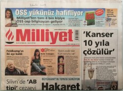 Milliyet Gazetesi 11 Mart 2008 Ergenekom Zanlısından İlginç İddialar - Genç Şampiyonun Ağlatan Vedası - GZ44429 - 2
