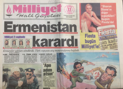 Milliyet Gazetesi 11 Nisan 1993 - Nükhetin Mançolu Dönüşü - GZ12705 - 1