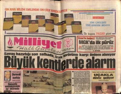 Milliyet Gazetesi 11 Ocak 1991 - Doğum Günü Hediyesi GZ55776 - 1