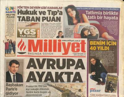 Milliyet Gazetesi 11 Ocak 2015 - Alanyalı Ruslar Krizde - Radyo Patronu Abdulkadir Balcı Öldürüldü GZ125494 - 1