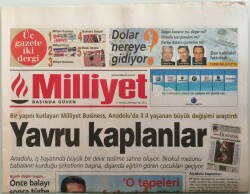 Milliyet Gazetesi 11 Temmuz 2004 Savaşın Ortasında Bir İnsanlık Masalı - GZ44435 - 1