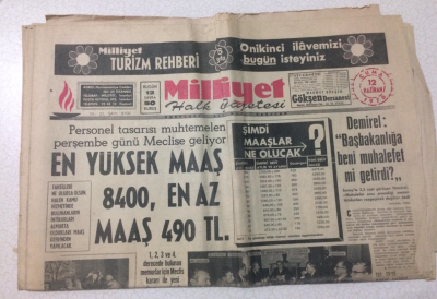 Milliyet Gazetesi 12 Haziran 1970 - Gençlik Olayları İçin Tedbir Alınıyor - GZ15541 - 2