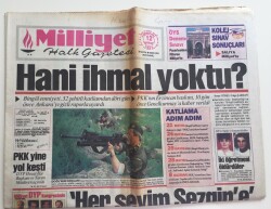 Milliyet Gazetesi 12 Haziran 1993 -32 Şehitlik Katliamda Hani İhmal Yoktu GZ6252 - 1