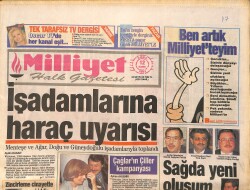 Milliyet Gazetesi 12 Kasım 1993 - Galatasaray Süper Kupa'da - Emel Sayın Ve Melekleri GZ3214 - Gökçekoleksiyon