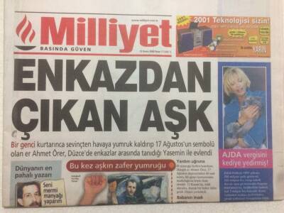 Milliyet Gazetesi 12 Kasım 2000 - Ajda Pekkan Vergisini Kediye Yedirmiş GZ48556 - 1