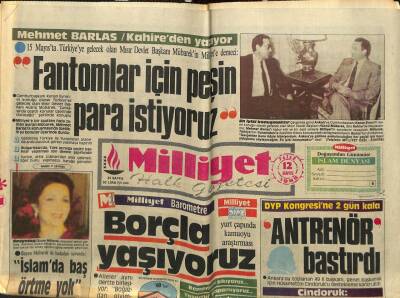 Milliyet Gazetesi - 12 Mayıs 1985 - Borçla Yaşıyoruz GZ110752 - 1