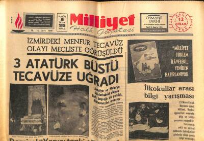 Milliyet Gazetesi 12 Nisan 1966 - Paşabahçe Grevini Yargıtay Onayladı..Bilirkişi Orhan Kemal Lehinde Karar Verdi GZ59750 - 1