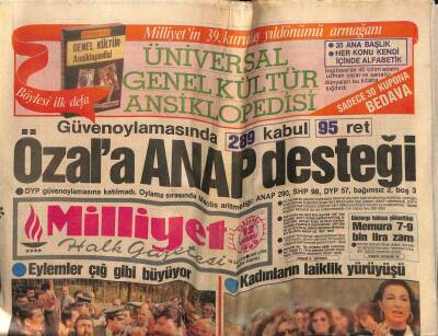 Milliyet Gazetesi 12 Nisan 1989 - Doğum Günü Hediyesi GZ56698 - 1