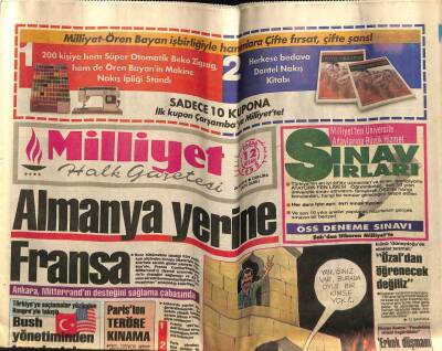 Milliyet Gazetesi 12 Nisan 1992 - Doğum Günü Hediyesi GZ56670 - 1