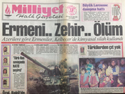 Milliyet Gazetesi 12 Nisan 1993 - Ermeni..Zehir..Ölüm - GZ12704 - 2