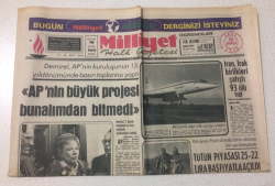 Milliyet Gazetesi 12 Şubat 1974 - İran, Irak Birlikleri Çatıştı 93 Ölü Var - GZ15576 - 1