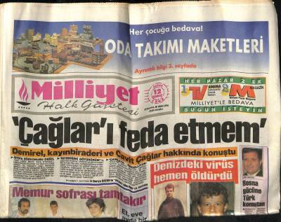 Milliyet Gazetesi 12 Temmuz 1992 - Doğum Günü Hediyesi GZ56739 - 1