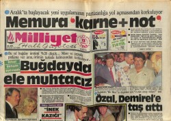 Milliyet Gazetesi 13 Ağustos 1985 - Perihan Savaşa Göz Dağı GZ61677 - 2
