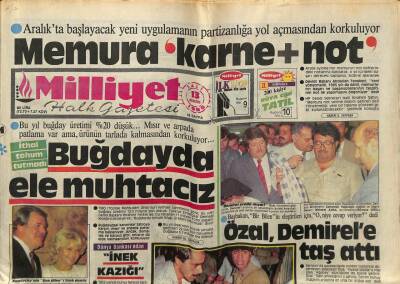 Milliyet Gazetesi 13 Ağustos 1985 - Perihan Savaşa Göz Dağı GZ61677 - 1