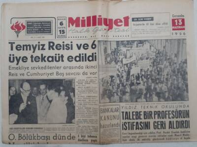 Milliyet Gazetesi - 13 Haziran 1956 - Rus Filosu Tekrar Boğazdan Geçti GZ112164 - 1