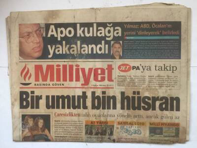 Milliyet Gazetesi 13 Haziran 1999 - Bir Umut Bin Hüsran GZ8085 - 1