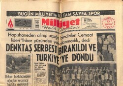 Milliyet Gazetesi 13 Kasım 1967 - Rauf Denktaş Serbest Bırakıldı Ve Yurda Döndü GZ58808 - 1