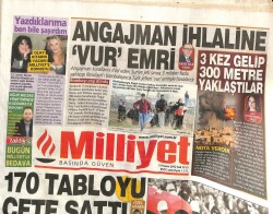 Milliyet Gazetesi 13 Kasım 2012 - KCK İddianamesi Boş Salona Okundu - 170 Tabloyu Çete Sattı GZ100795 - 2