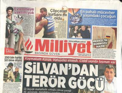 Milliyet Gazetesi 13 Kasım 2014 - Silvandan Terör Göçü GZ104459 - 1