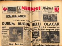 Milliyet Gazetesi 13 Mayıs 1962 - Başbakanın Görüşü APnin Cevabi Muhtırası Müphemdir GZ59831 - 1