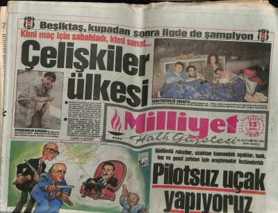 Milliyet Gazetesi 13 Mayıs 1990 - Pilotsuz Uçak Yapıyoruz GZ61599 - 1