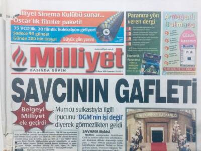 Milliyet Gazetesi 13 Mayıs 2000 - Savcının Gafleti GZ42342 - 1