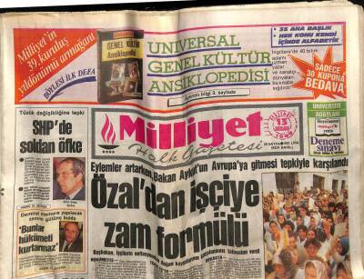 Milliyet Gazetesi 13 Nisan 1989 - Doğum Günü Hediyesi GZ56699 - 1