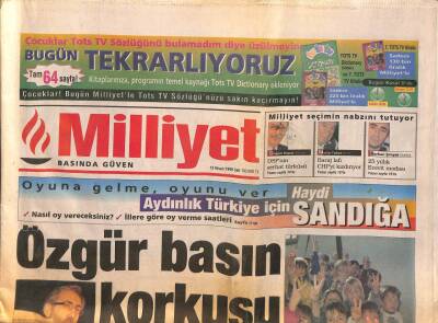 Milliyet Gazetesi 13 Nisan 1999 - Doğukan Manço Babasının İzinde GZ109143 - 1
