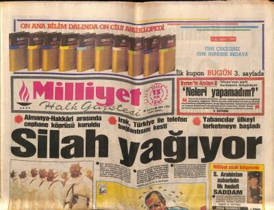 Milliyet Gazetesi 13 Ocak 1991 - Doğum Günü Hediyesi GZ55767 - 1