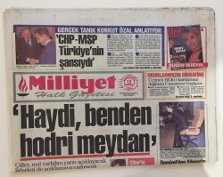 Milliyet Gazetesi 13 Temmuz 1994 -Çiller Hodri Meydan Deyip Mal Varlığını Açıklıyor GZ6594 - 1