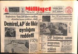 Milliyet Gazetesi 14 Ağustos 1969 - Cüneyt Arkın Ağır Yaralandı GZ103561 - 2