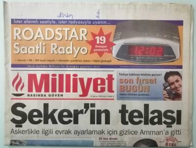 Milliyet Gazetesi 14 Ağustos 1998 Popta Meltem Cumbul Rüzgarı -GZ33433 - 1
