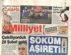 Milliyet Gazetesi 14 Ağustos 2013 - Cemil Bayık Çekiliyorduk 28 Şubat Geldi GZ101236 - 1