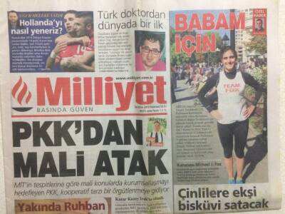 Milliyet Gazetesi 14 Ekim 2013 - PKKdan Mali Atak GZ29354 - 1