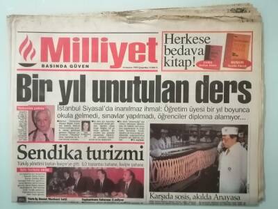 Milliyet Gazetesi 14 Haziran 1995 Tansu Çillere Şırnak Şalı -GZ14946 - 1